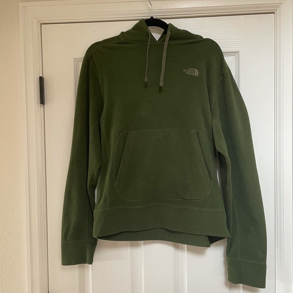 The North Face Men’s Fleece Hoodie Green Medium